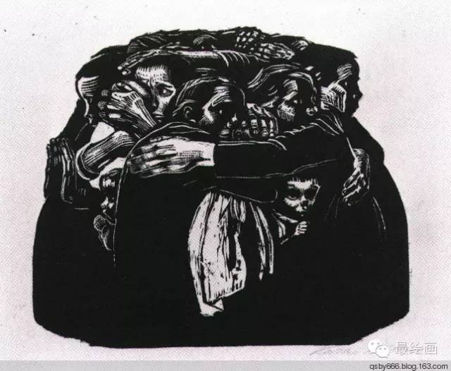 真正绘画大师!黑白力量,珂勒惠支