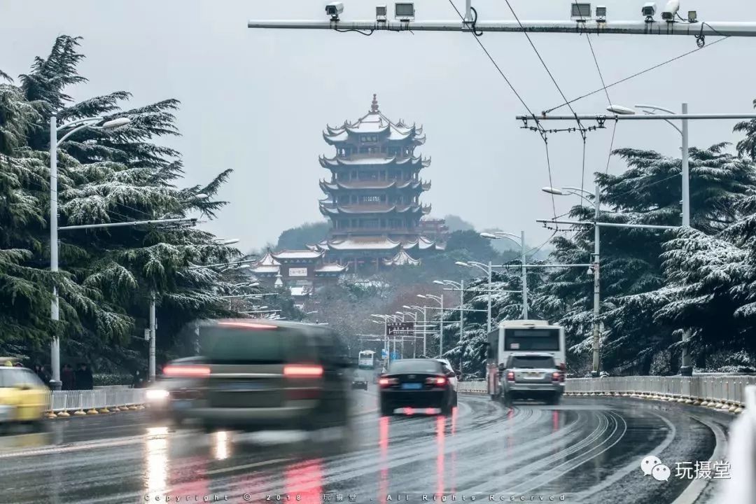 那年冬天雪中的武汉很美