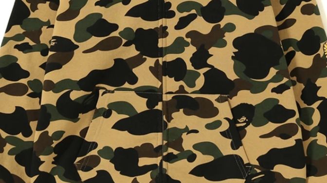 新设计的迷彩印花能否让bape起死回生