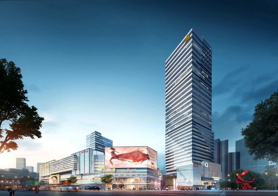 到达自贡的游客朋友们,首站便是位于南湖新区的绿地·新里城营销中心