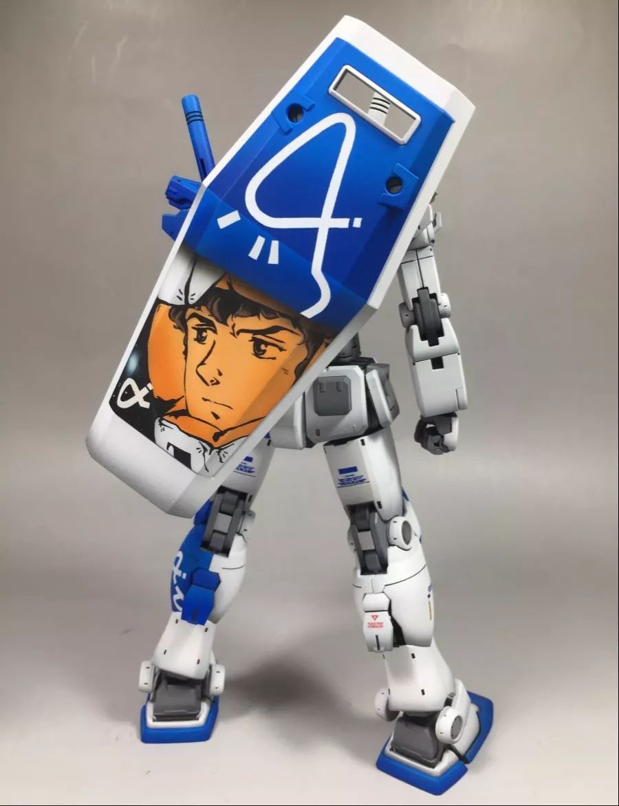 盾牌爱了这只阿姆罗专属涂装rx782不要太帅