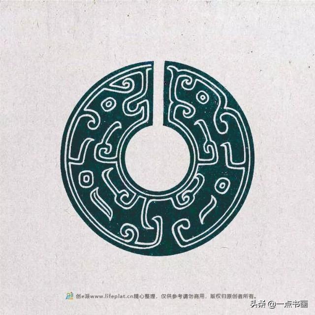 30款中国风传统图腾展示极致的美