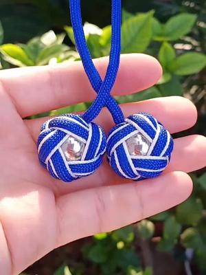 蓝色版宝乐珠给大家看看效果昨天一朋友定的还挺好看