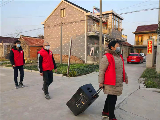 三里闸村:疫情防控你我他 三里闸村:疫情防控你我他