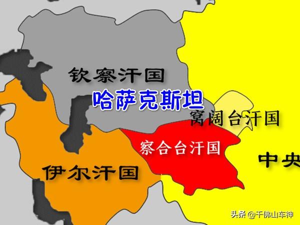 (钦察汗国版图)到公元15世纪(明朝中叶),白帐汗国爆发内乱,末代大汗