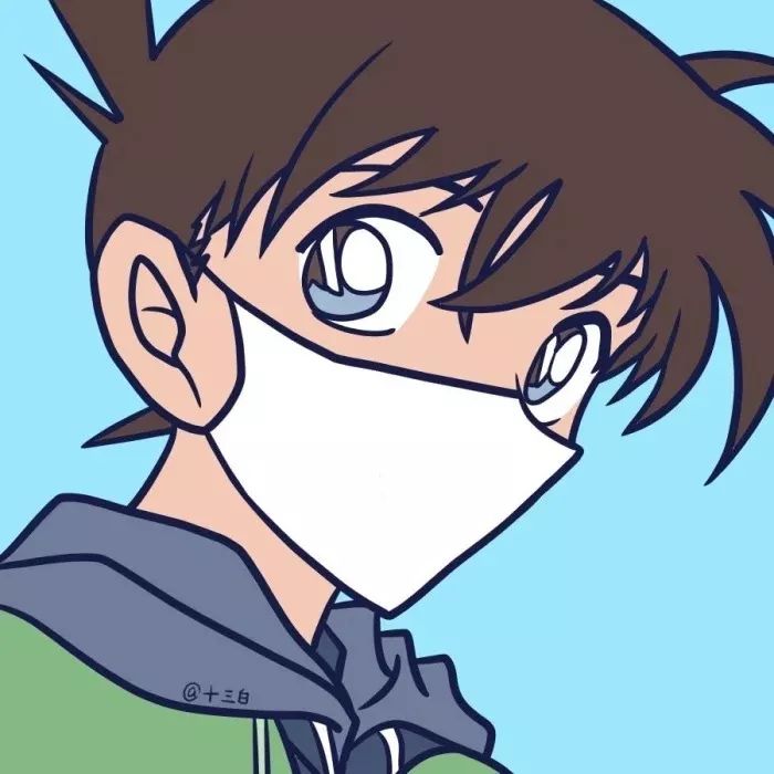 抖音超火的口罩情侣头像