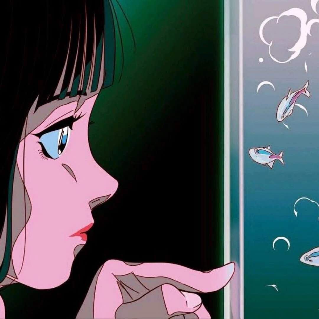 动漫女头像|笑只是一个表情,与快乐无关.