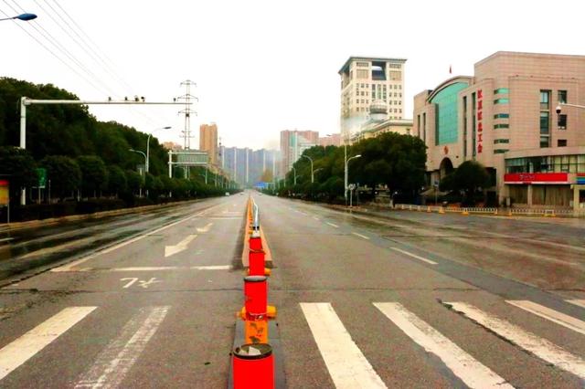 疫情下的武汉江夏空城组图感受