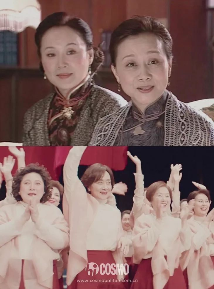 巧的是电影里金燕西的母亲金太太,演员吴竞也一闪而过.