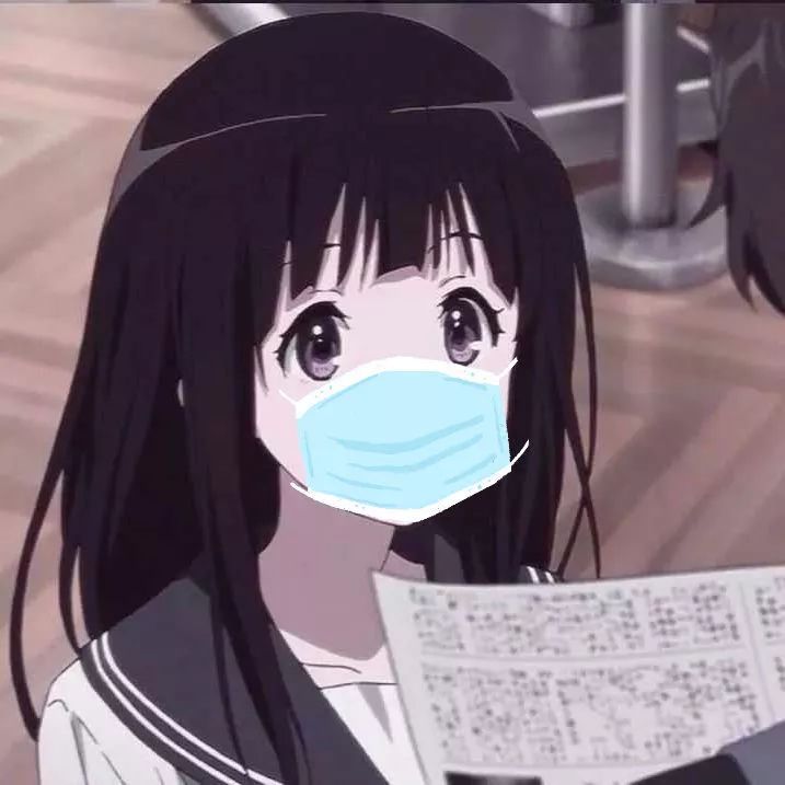 抖音超火的口罩情侣头像