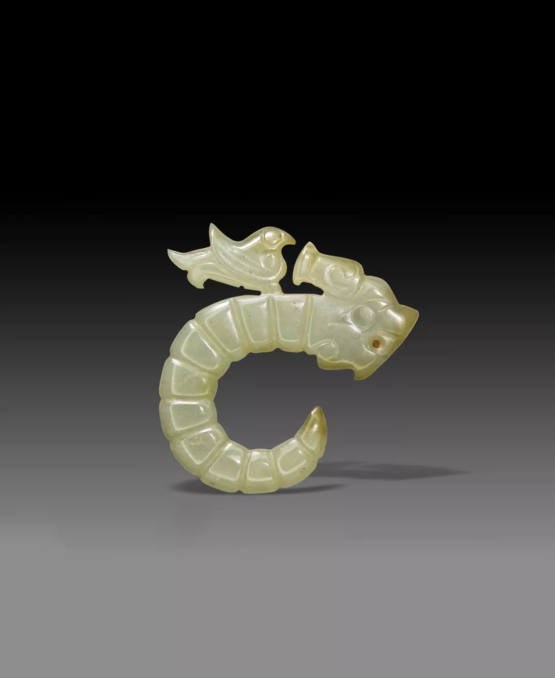 西周 玉鸟龙合体佩西周 玉龙环形佩西周 人龙合体佩西周 人龙合体佩西