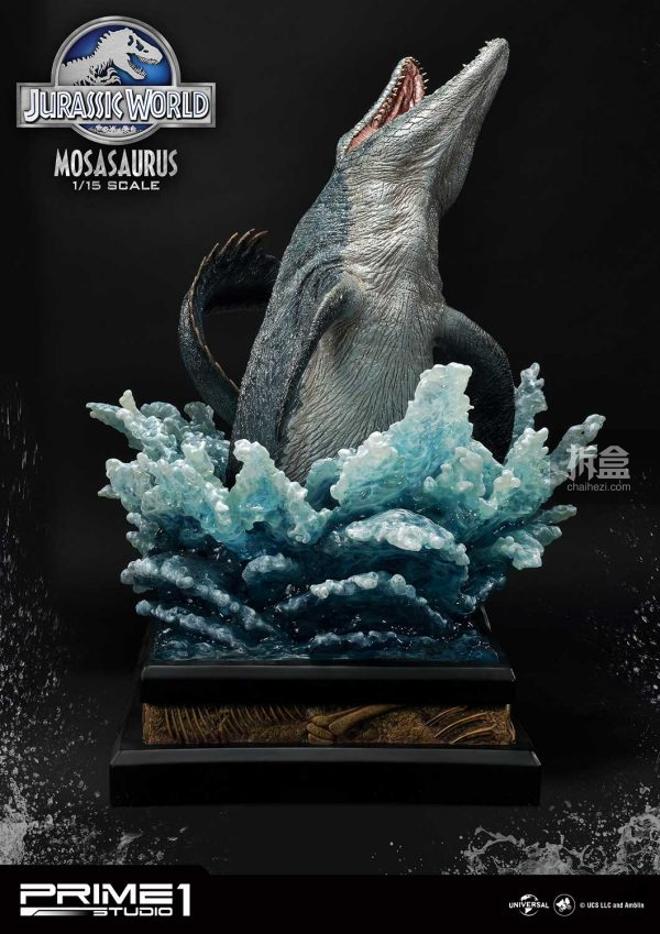 prime1studio侏罗纪世界沧龙mosasaurus115雕像