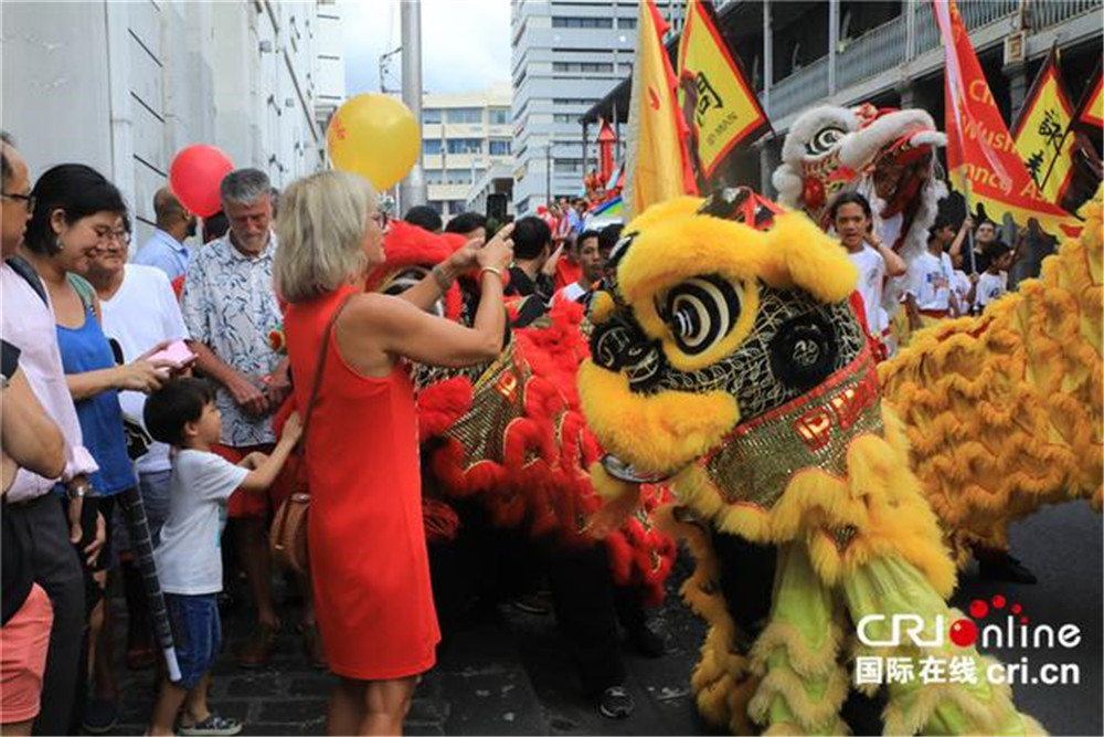 岛国毛里求斯共庆中国春节