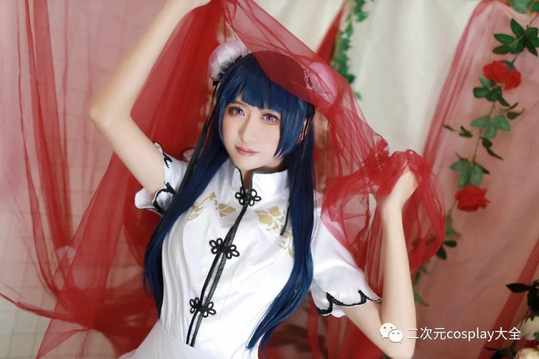 靓丽的旗袍津岛善子cos知道是男孩子后原来我是喜欢好看的