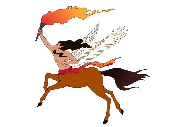 "英招"是山海经里面描述的一种神兽,人面,马身,虎纹,还有巨大的