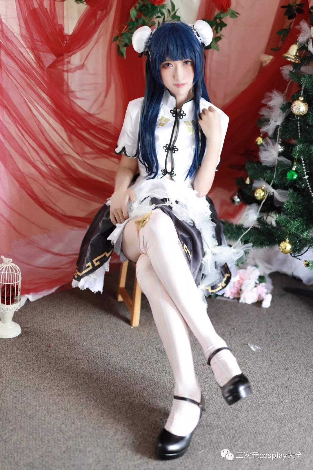 靓丽的旗袍津岛善子cos知道是男孩子后原来我是喜欢好看的