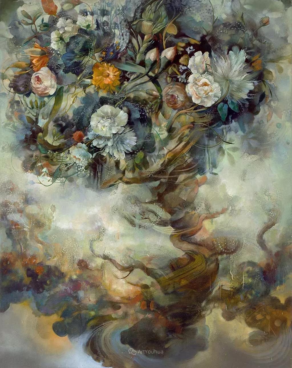 怒放的美丽花卉,美国艺术家67卡梅洛·布兰迪诺_作品