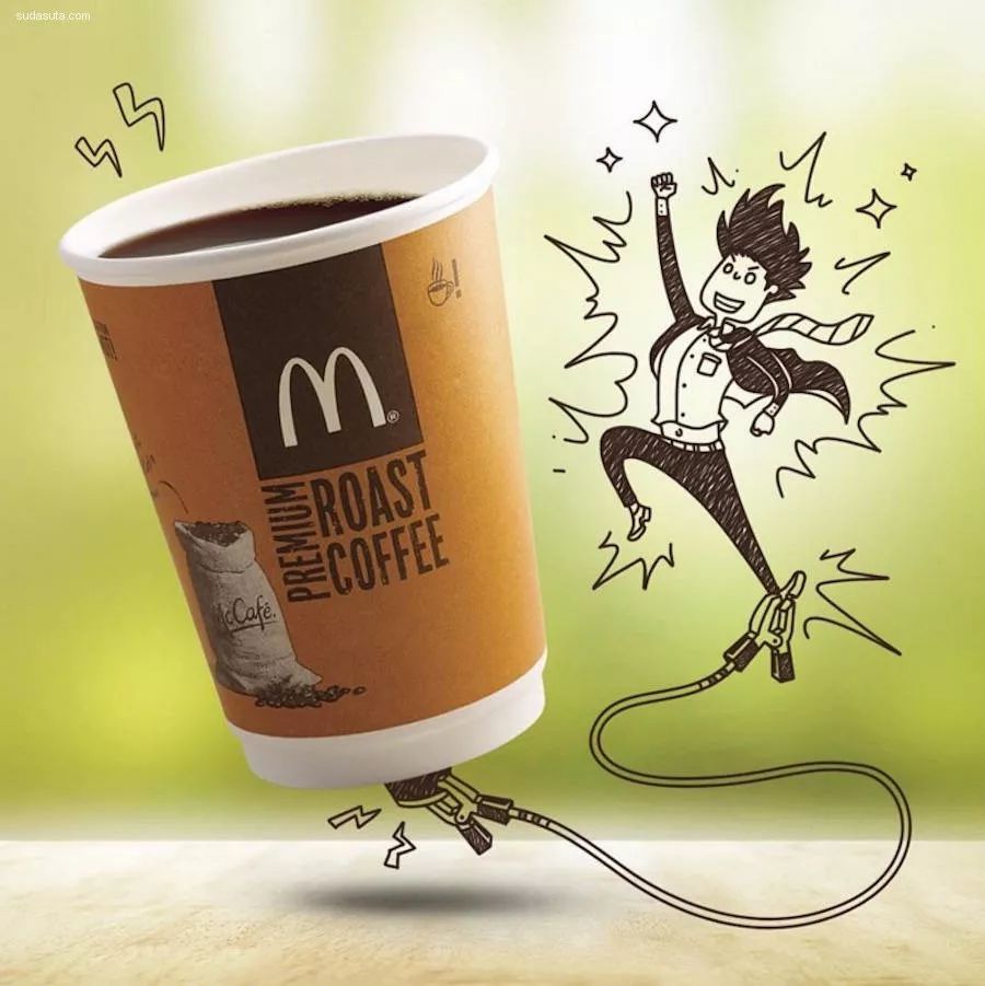 创意当麦当劳美食遇上有趣的广告设计