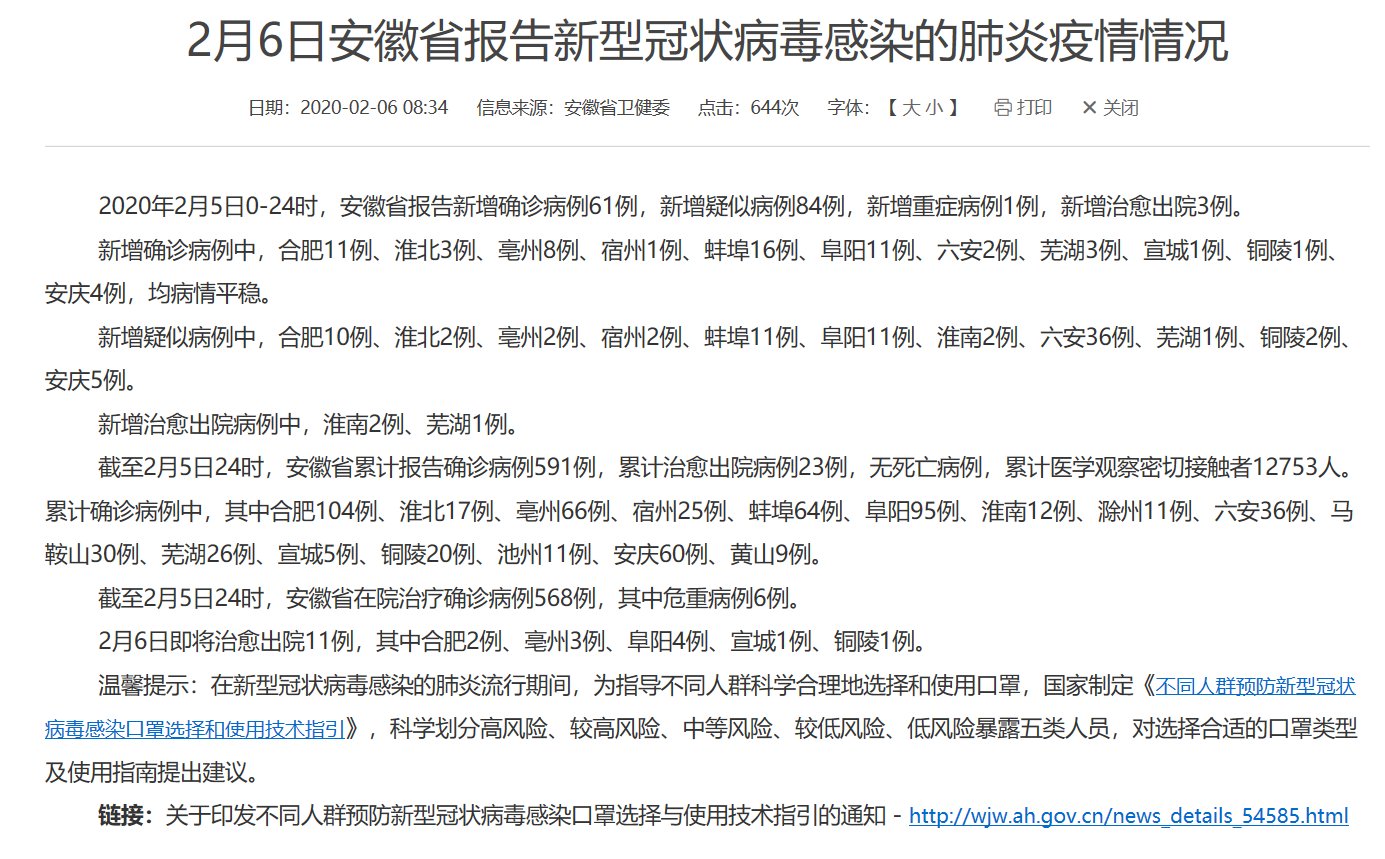 温馨提示:在新型冠状病毒感染的肺炎流行期间,为指导不同人群科学合理