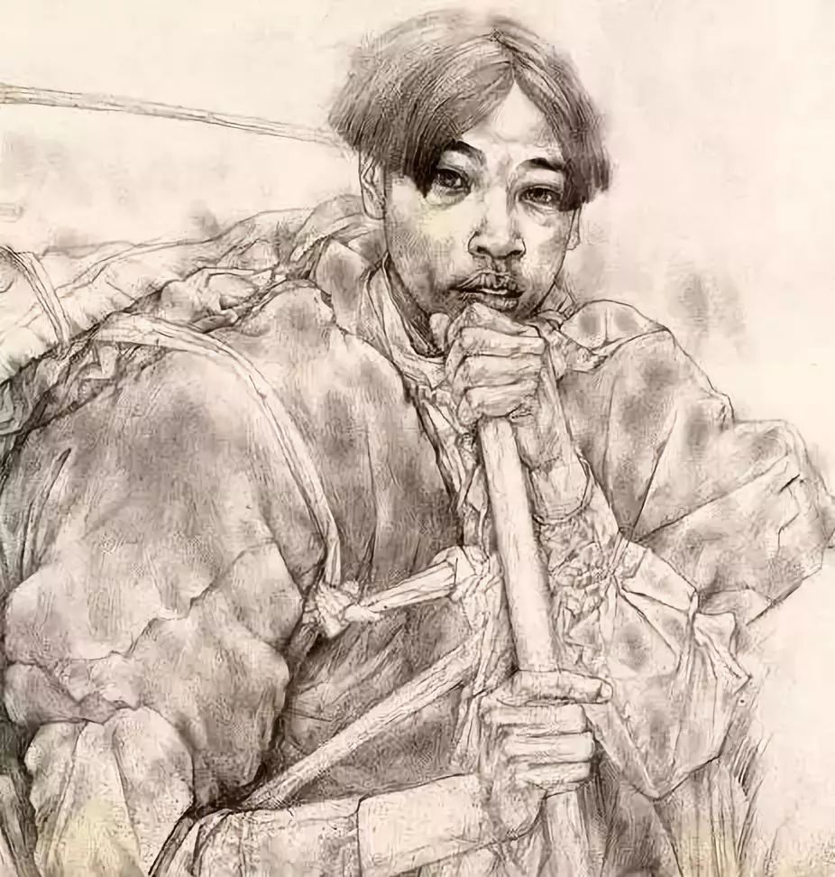 唐勇力速写作品赏析