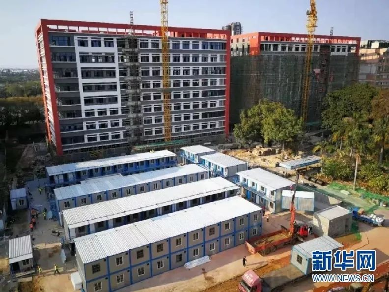 战疫快报中建五局火速修建10余家医院均有新进展