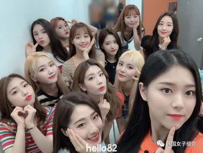 韩国女子组合的个人展示页