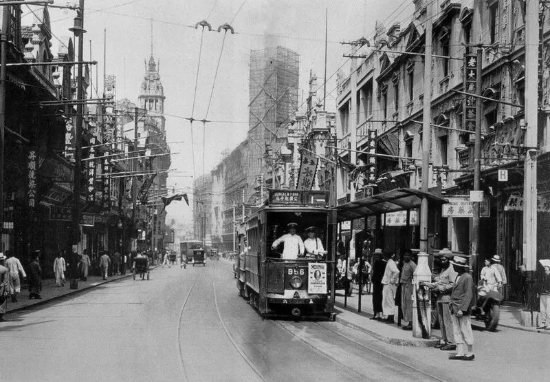 精致老上海1930年的一路电车可以告诉你那么多