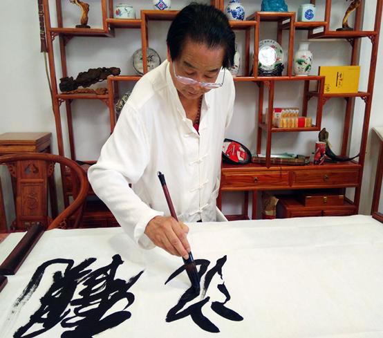 画里画外述说家国情怀谈书画家叶建民的艺术创作