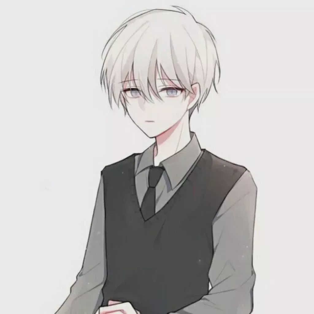 男生动漫头像:等我回来