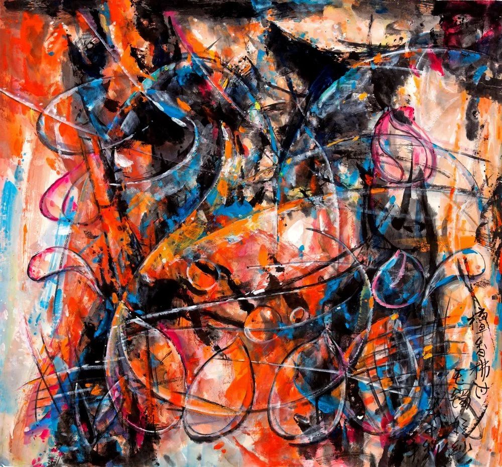 色彩明快美感四溢画家支部作品欣赏