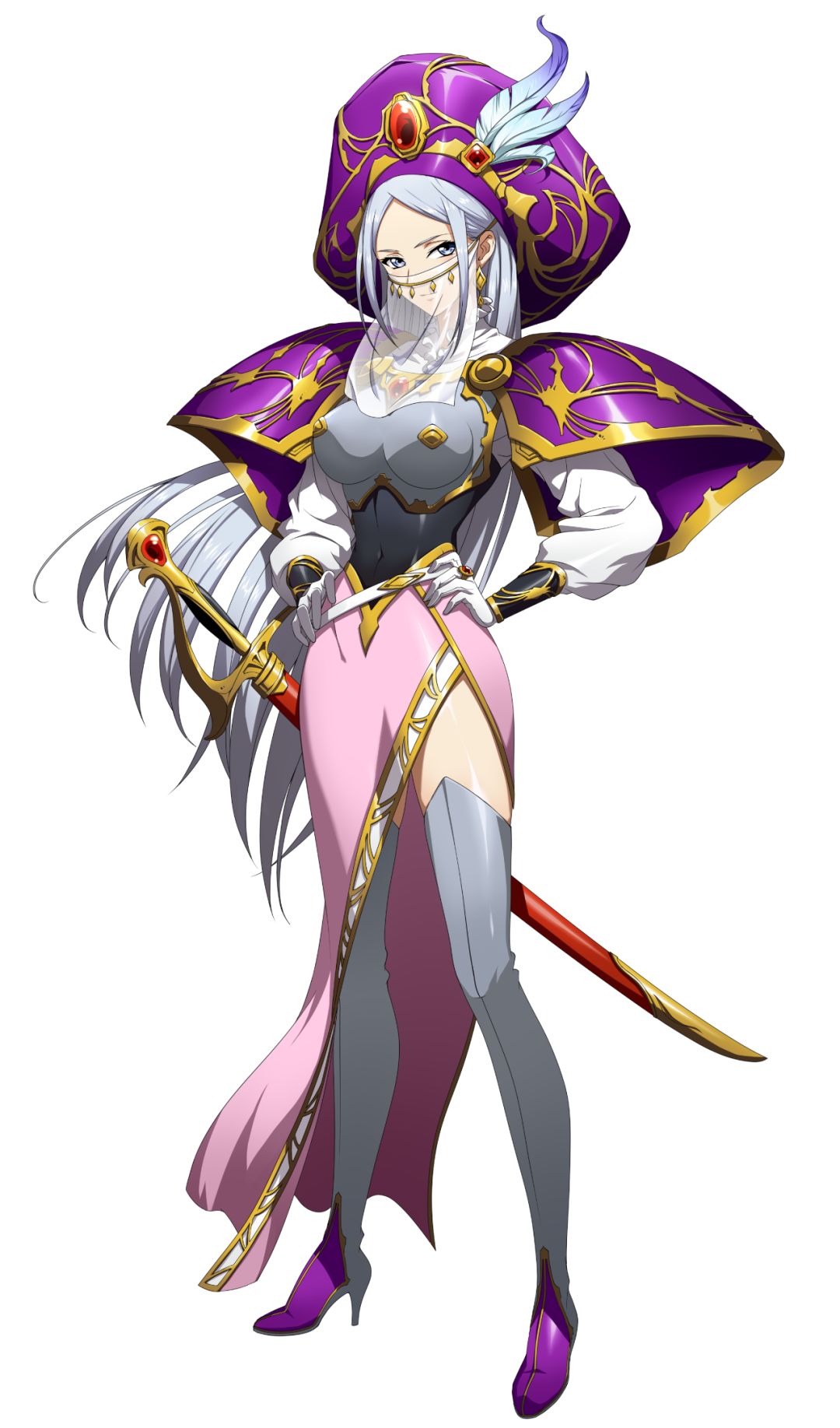 176cm/46kg◆三围:93/54/90◆所属:卡昆西斯王国◆出典:梦幻模拟