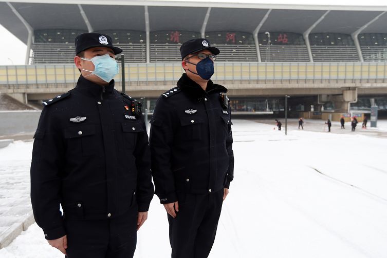 今天海淀下雪了最美的雪警在這裡