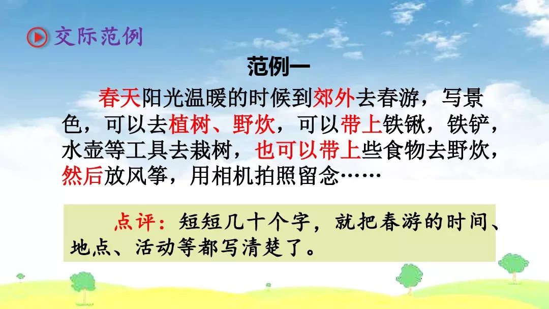 预习部编版三年级下册语文口语交际春游去哪儿玩图文讲解