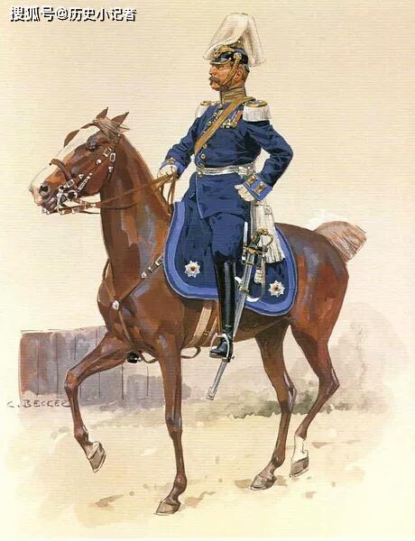 普鲁士骑兵1740年腓特烈二世即位后,普军人数由原先的7万人激增到20万