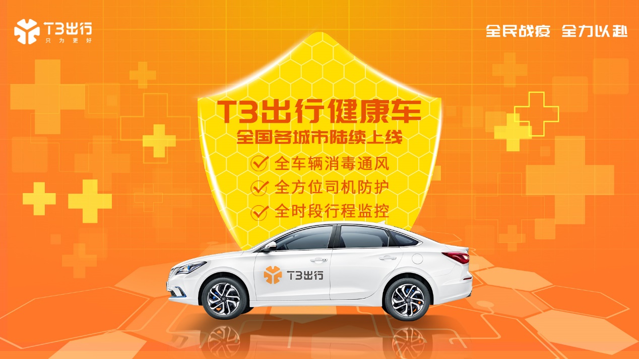 t3出行2月6日上线"健康车"保障市民安心出行