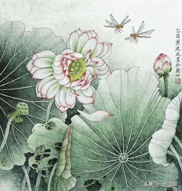 莫建成丨工笔花鸟作品欣赏