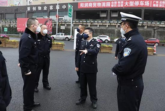 姚昌序同志在南川区,江津区检查指导,慰问一线民警辅警郭金严同志在