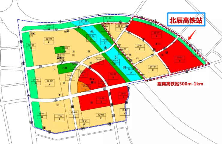 沸腾了北辰这两个板块迎来重量级规划轨道上的新中心来了