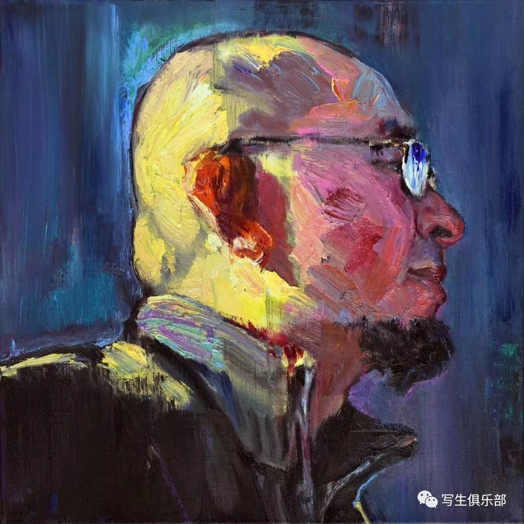 袁文彬油画人物作品图片