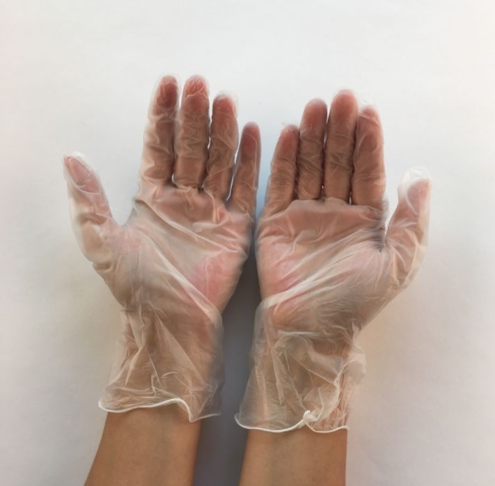 抵御新冠病毒儿童大人都能戴的一次性食品级pvc手套杜绝接触传染