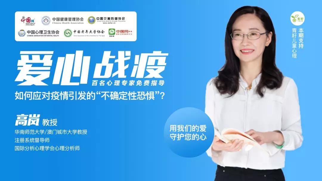 督导师, 国际分析心理学会心理分析师, 青籽儿童心理创始人—高岚教授