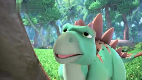 恐龙日记小剑龙的尾巴很锋利能砍断大树木