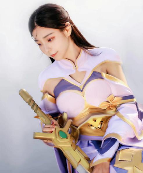 王者荣耀小姐姐cos露娜紫霞仙子这颜值你们爱上了吗