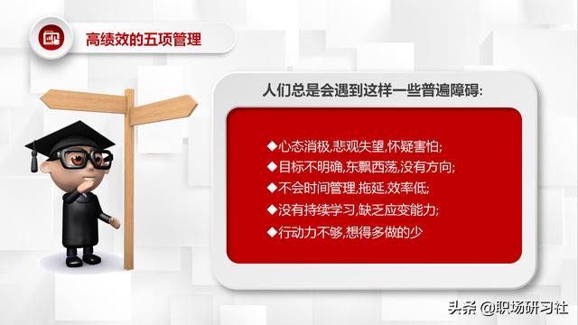 2020高绩效五项管理ppt心态目标时间学习行动