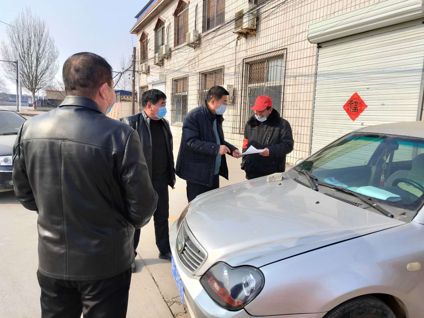 河北保定竞秀区富昌乡大祝泽村驻村第一书记带头坚守防控一线