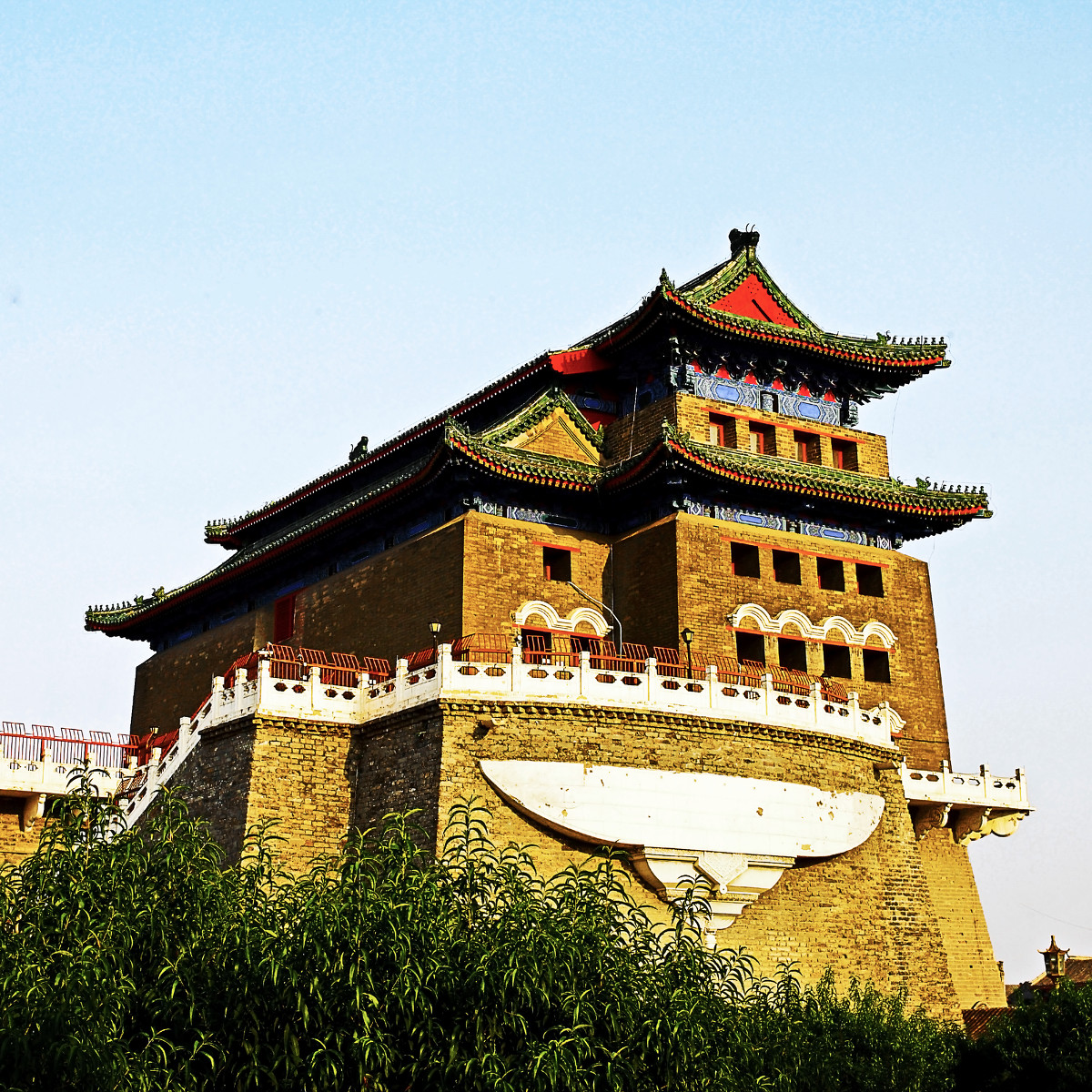 原创1915年改造前门谁把箭楼变成了不中不西的怪物