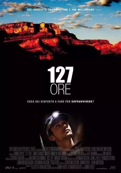 (127 hours),讲述了美国登山青年阿伦·拉斯顿(aron ralston)断臂自救