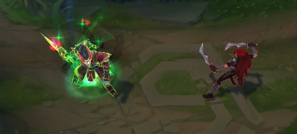 lol蛮王新皮肤腥红之月特效体验:真男人这次有点粉,你爱了吗?