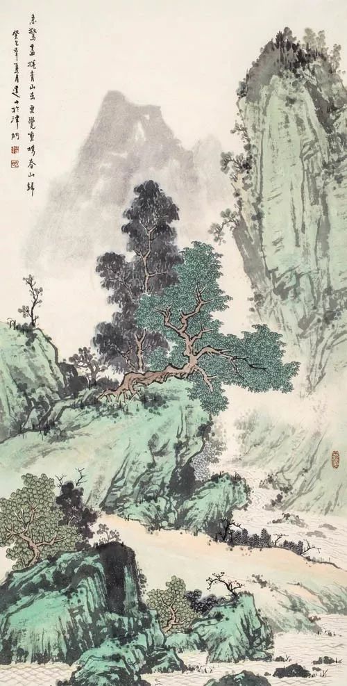 陈福春山水画图片