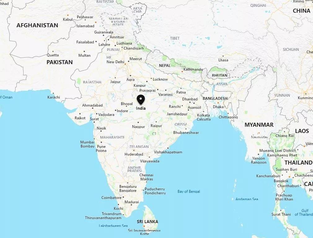 印度,位于南亚,是南亚次大陆最大的国家